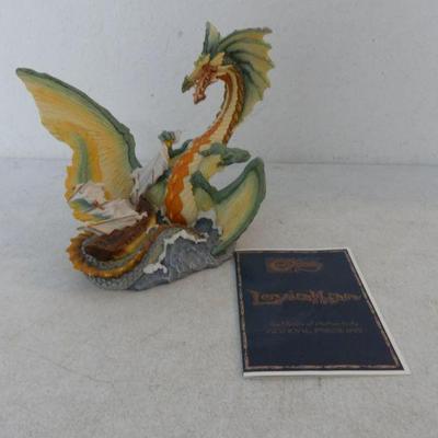 Vintage 1997 Andrew Bill Enchantica Collection "Leviathan" #EN2123 - 7½" Tall - With COA