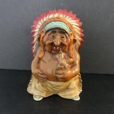 Vintage 1973 Universal Statuary Native American Resin Statue #265