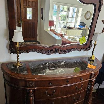 Mirror $250, Buffet $450