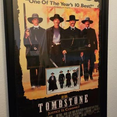 Autographed movie poster
