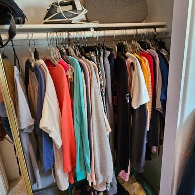 Clothing in closets $2 each