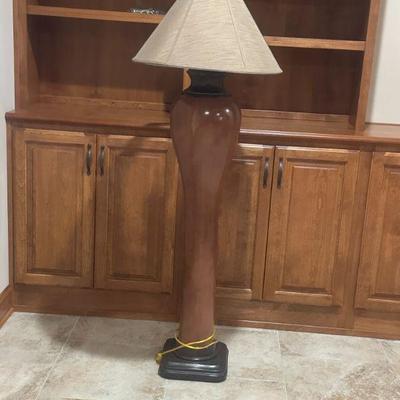 floor lamp has matching table lamp