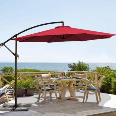 example of the kind of umbrella under that cover by the pool