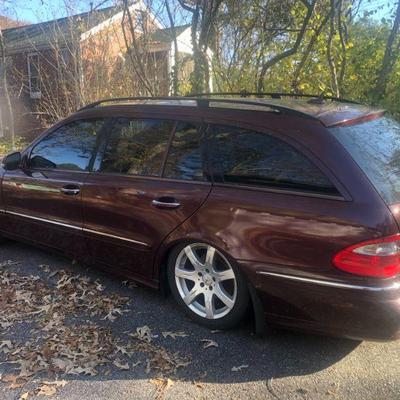 50% OFF does not apply. 2007 Mercedes E350 Wagon, burgundy with tan interior, stereo sound system, A/C, 3rd row seating.. Fully equipped....