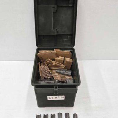 #1692 • Ammo Can Full of Stripper Clips & Boxes
