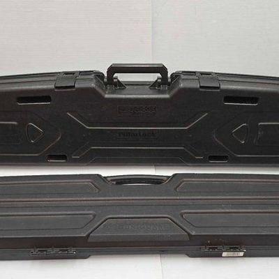 #1648 • (2) Hard Plastic Gun Cases
