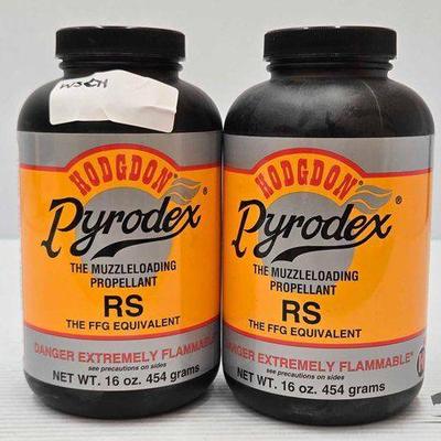#1670 • (2) Hodgdon Pyrodex Muzzleloading Propellant

