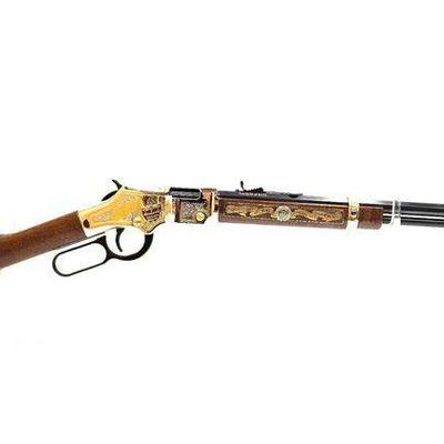 #500 • Henry Repeating Arms H004MS Military Service Tribute .22lr Lever-Action Rifle
