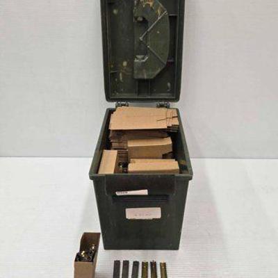 #1690 • Ammo Can Full of Stripper Clips & Boxes
