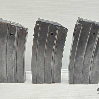 #1242 • (3) Ruger Mini-14 5.56NATO/.223 Rem. 20rd Magazines
