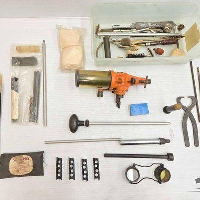 #1608 • Pistol Cleaning Rods, Ear Plugs & More
