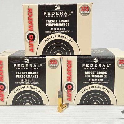 #1510 • NEW!!! (975) Federal 22LR Ammo
