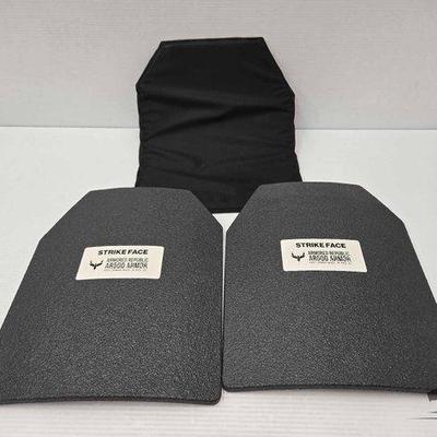 #1676 • (2) Strike Face Armored Plates & (1) Trauma Pad
