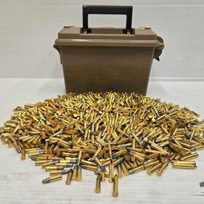 #1544 • NEW!!! Over (300) Rounds 22LR & 22 WMR Ammo W/ Ammo Box& Ammo Box
