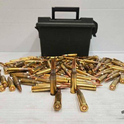#1570 • NEW!!! (158) Mixed Rounds Ammo W/ Ammo Box
