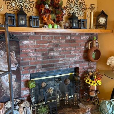 Fireplace area 