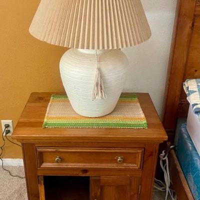Lamps  and side tables 