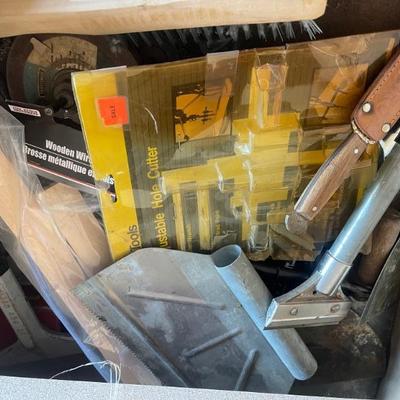 Drawers full in garage 