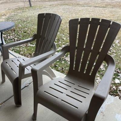 Outside seating 