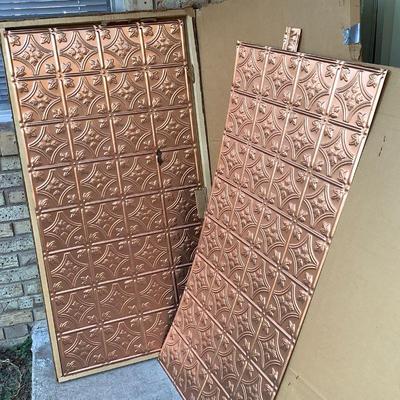2x4 ft copper panels