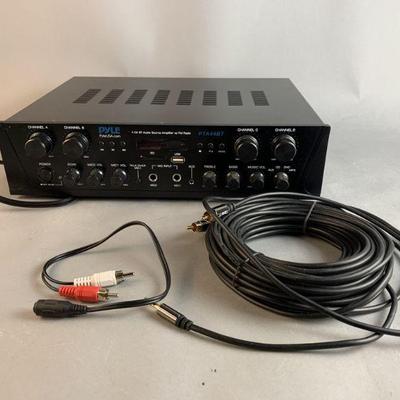 Lot 21 | Pyle 4 Channel Source Amplifier W FM Radio
