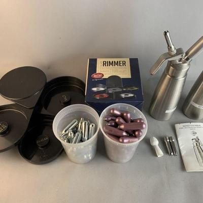 Lot 104 | Whipped Cream Dispenser & Cocktail Lot
