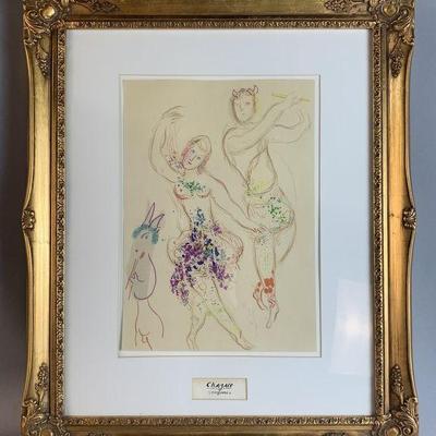 Sale Photo Thumbnail #191: Lot 180 | Marc Chagall The Ballet Lithograph
