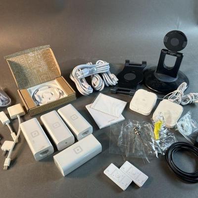 Lot 47 | Square Components & Tablet Holder With Anchor

