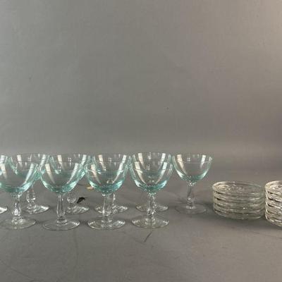 Lot 268 | Turquoise Fostroia Glasses & More
