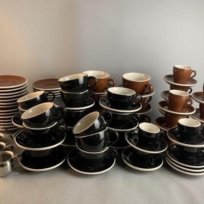 Lot 48 | Coffee & Expresso Cup & Saucer Lot
