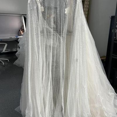 Lot 148 | Charlie Brear Sequin Detachable Wedding Skirt
