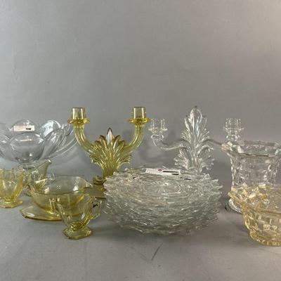 Lot 230 | Topaz Mayfair Creamer & Sugar Cups & More
