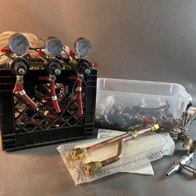 Lot 89 | Bulk Gauges, Taps & AC Copper Parts
