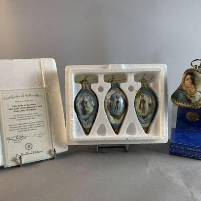 Lot 191 | Bradford Porcelain Religious Ornaments & More
