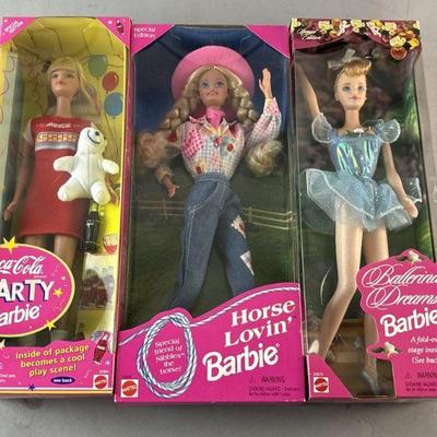 Lot 193 | Various Barbies: Coca-Cola Party & More
