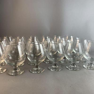 Lot 38 | 24 Anchor Excellancy 12 ounce Brandy Glasses
