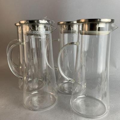 Lot 22 | 4 Susteas Glass Water Pitchers 51oz
