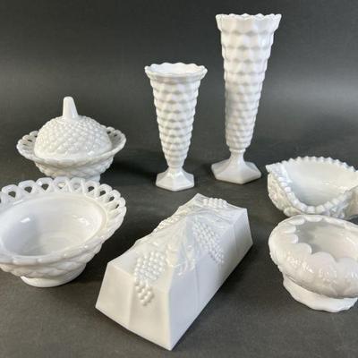 Lot 310 | Vintage Fostoria Milk Glass
