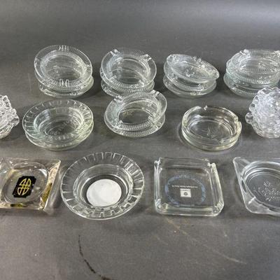 Lot 303 | Vintage Glass Ashtrays
