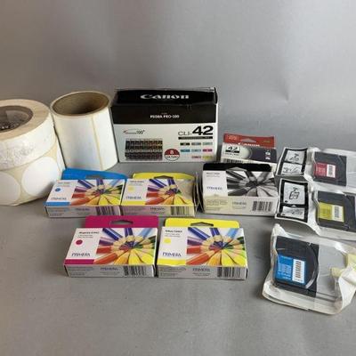 Lot 25 | Canon Ink Cartridges, Label Rolls & More!
