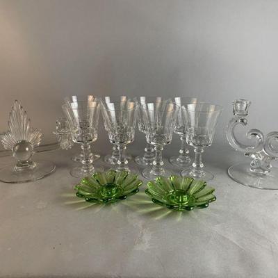 Lot 292 | Fostoria Vintage Art Deco Candle Holders & More!
