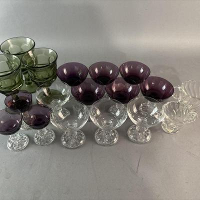 Lot 233 | Fostoria Argus Glass Goblets & More
