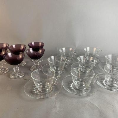 Lot 239 | Fostoria American Lady Champagne Glasses & More!
