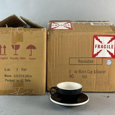 Lot 69 | Boxed Black Cups & Saucers
