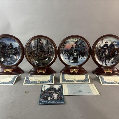 Lot 208 | Set of Four Tales of Civil War Plates
