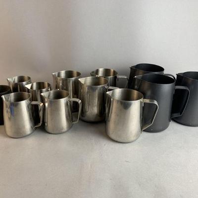 Lot 27 | 12 Various Styles & Sizes Creamer Cups
