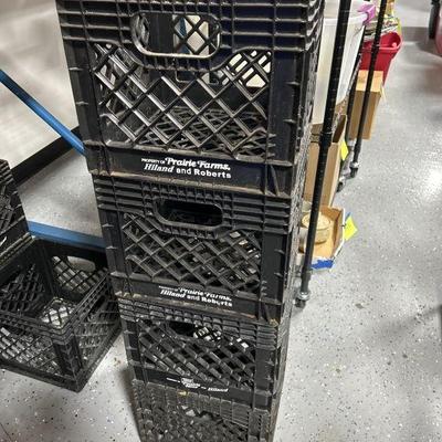 Lot 141 | Four Prairie Farms Milk Crates
