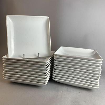 Lot 33 | 23 Threshold Square 8in Porcelain Plate Lot
