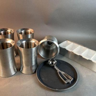 Lot 110 | Four Utensils/Wine Cool Buckets, Small Sink & More
