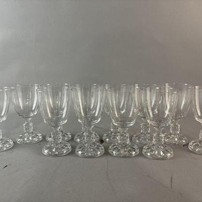Lot 277 | Fostoria American Lady Patterned Glasses
